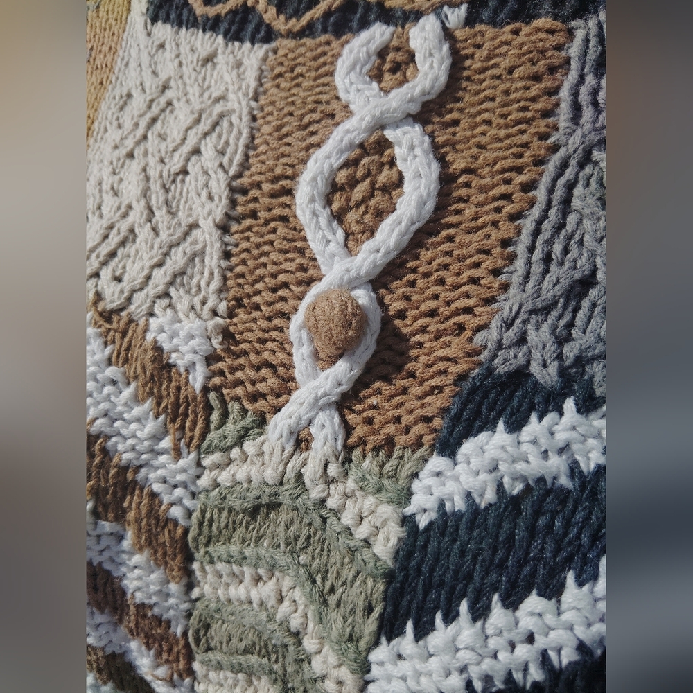 Patchwork Knit Sweater - Multicolor - Picture 5 of 11